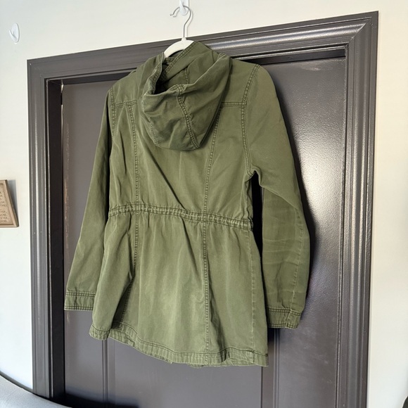 Target/mossimo supply co. Cotton Army green olive green utility jacket - Picture 9 of 9